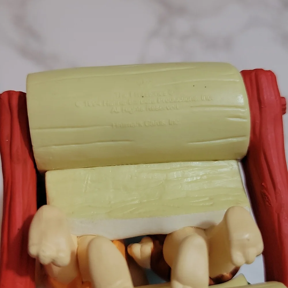 Flintstones Flintmobile Fred & Barney Car 1994 Hallmark Keepsake Ornament - Picture 5 of 5